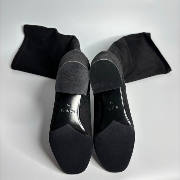 VANELi Sirice Stretch Suede Knee-High Boots in Black Punto - Picture 7 of 8